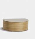Wall-Mounted Oak Drawer – Grey Beige