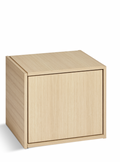 Oak Cube Storage Cabinet