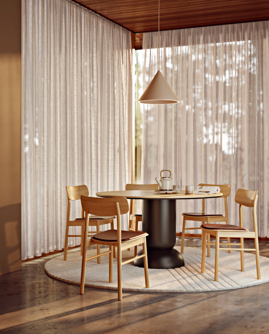 Oak Dining Table – 130 cm