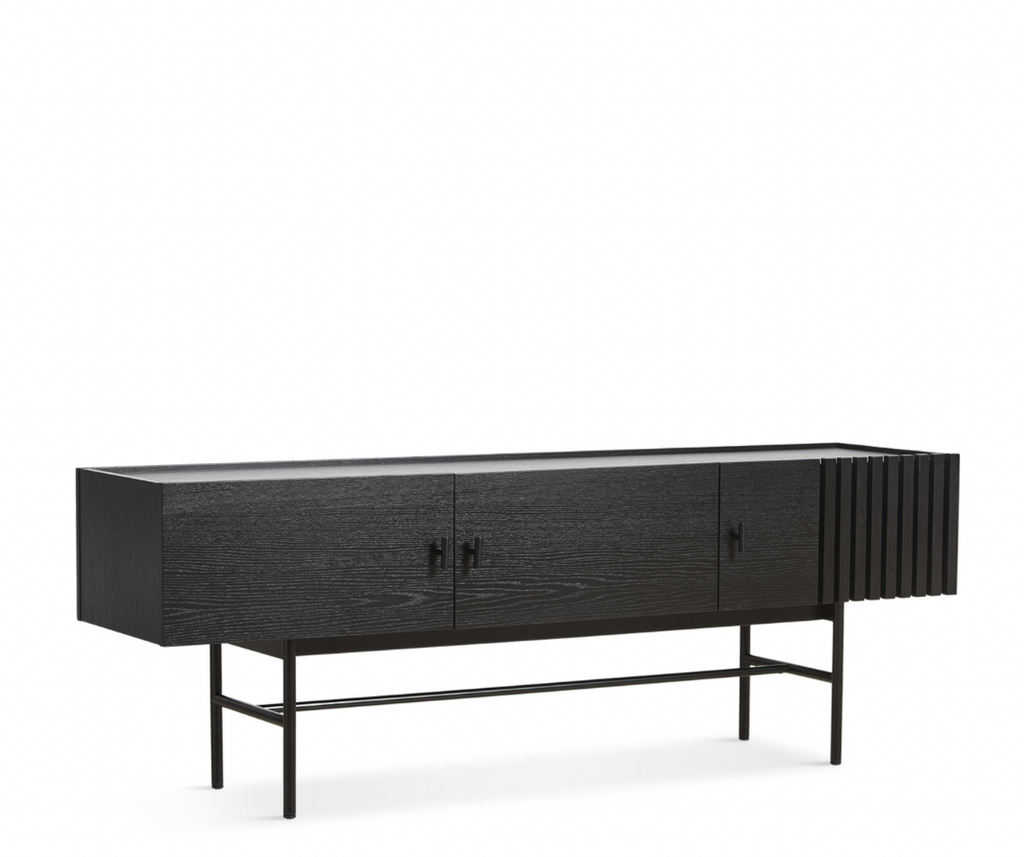 Black Low Sideboard – 150 cm