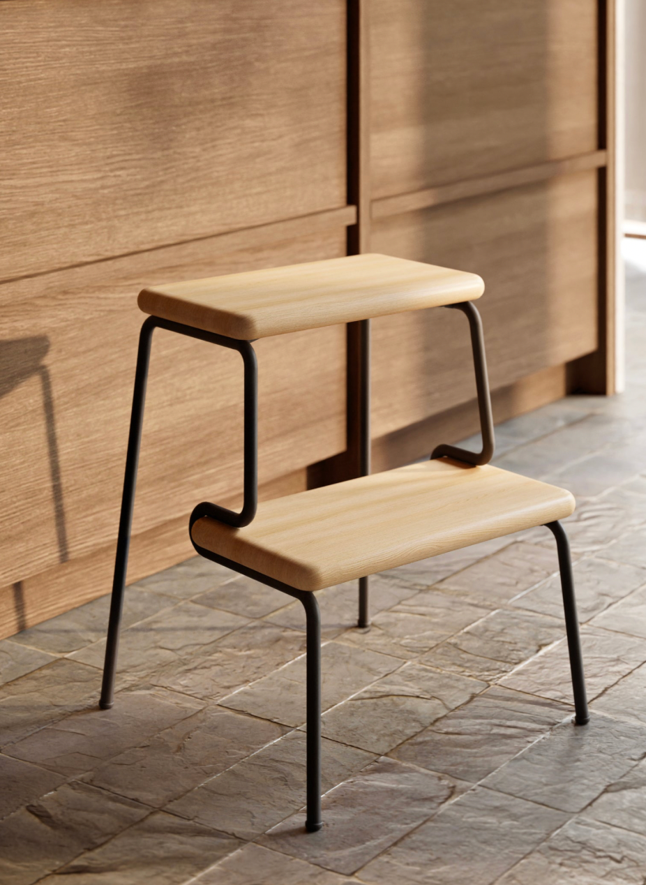 Oak Step Stool